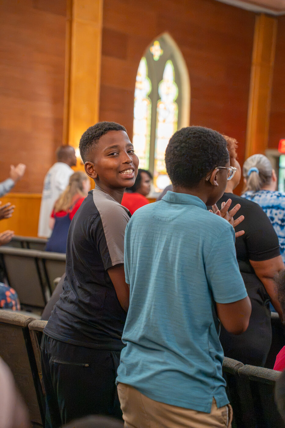Friends connecting at a CLA gathering